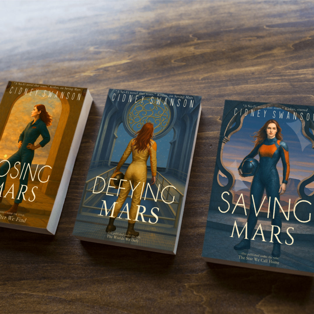 Saving Mars Trilogy (Books 1–3) by Cidney Swanson | clean YA sci-fi for ages 10+, part of the Saving Mars series.