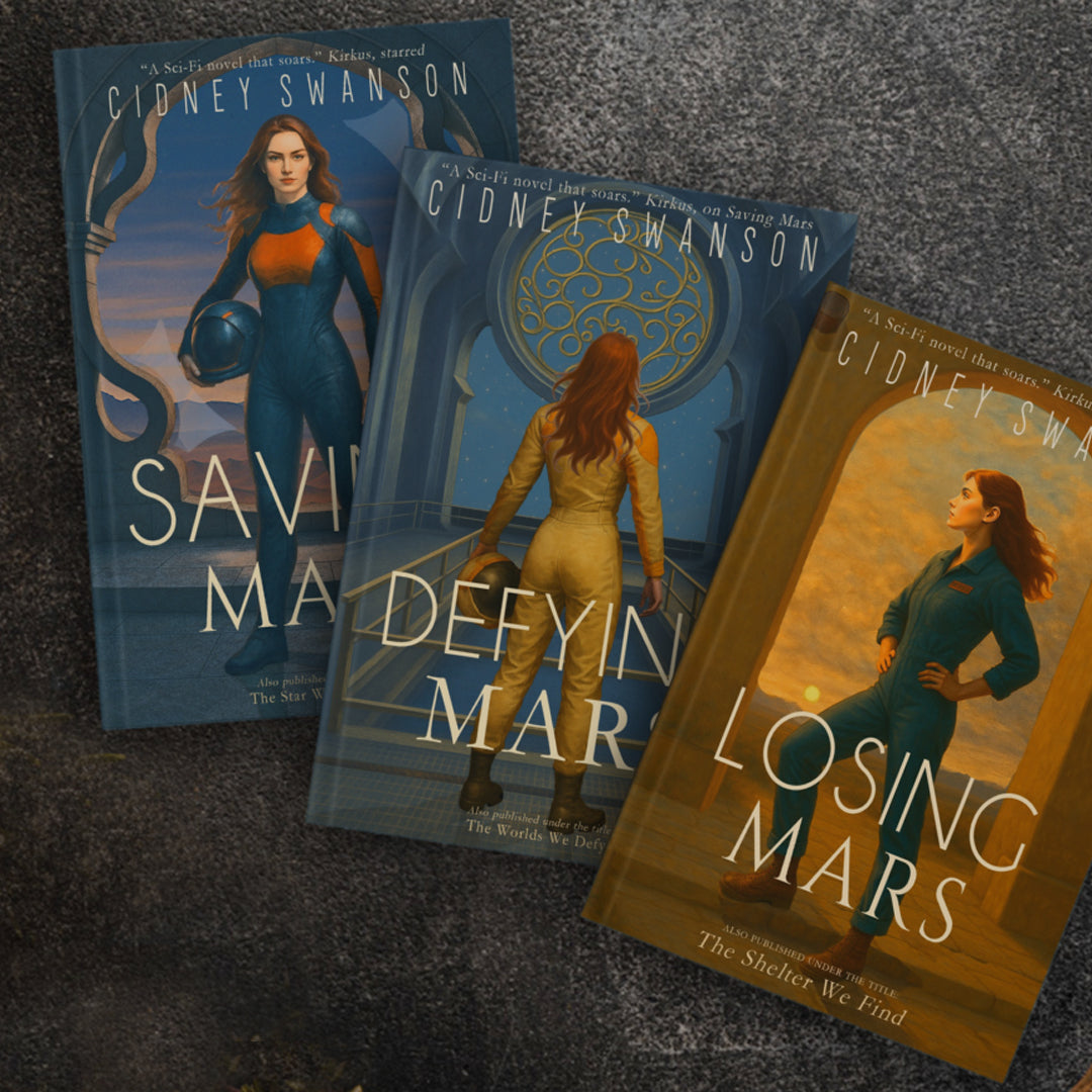 Saving Mars Trilogy (Books 1–3) by Cidney Swanson | clean YA sci-fi for ages 10+, part of the Saving Mars series.