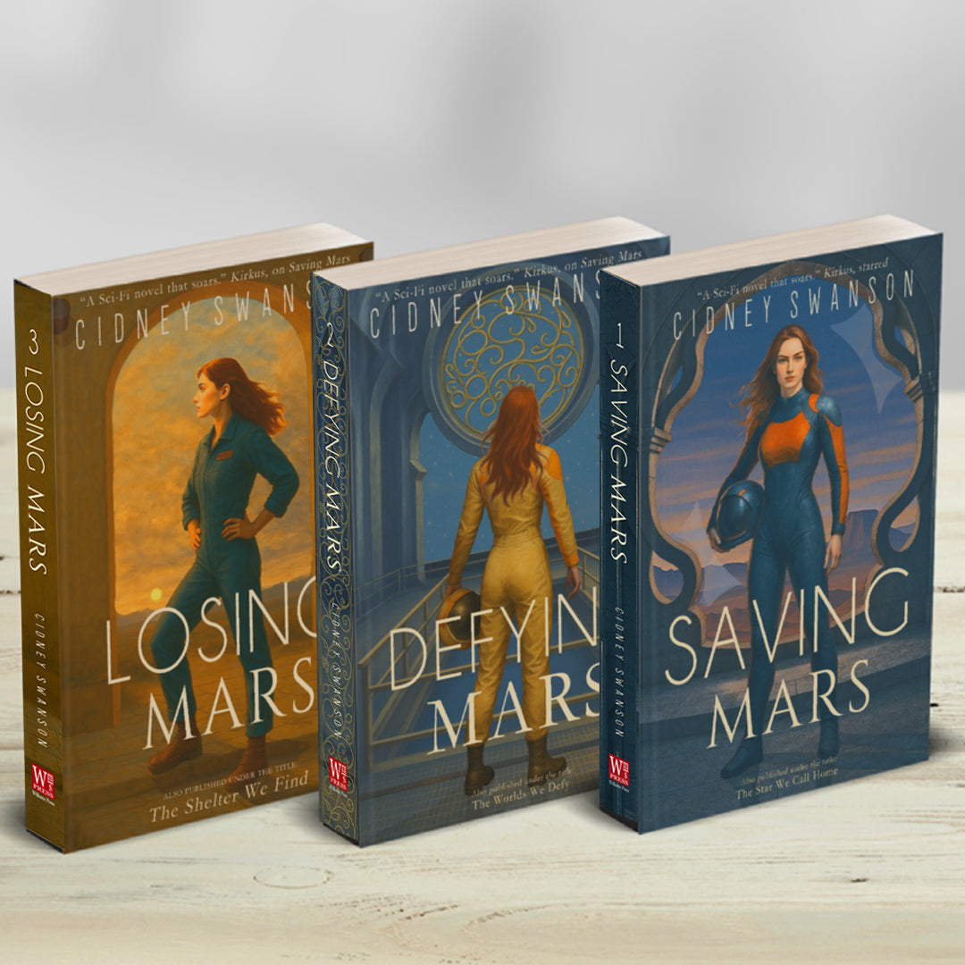 Saving Mars Trilogy (Books 1–3) by Cidney Swanson | clean YA sci-fi for ages 10+, part of the Saving Mars series.