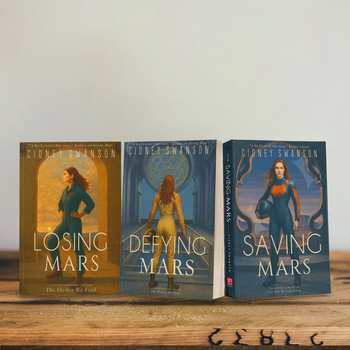 Saving Mars Trilogy (Books 1–3) by Cidney Swanson | clean YA sci-fi for ages 10+, part of the Saving Mars series.