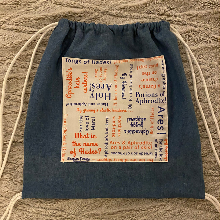 Book Bag with Saving Mars Sayings