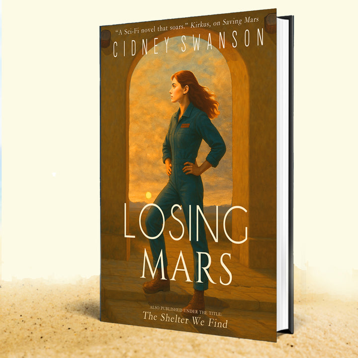 Losing Mars by Cidney Swanson | clean YA sci-fi for ages 10+, part of the Saving Mars series.