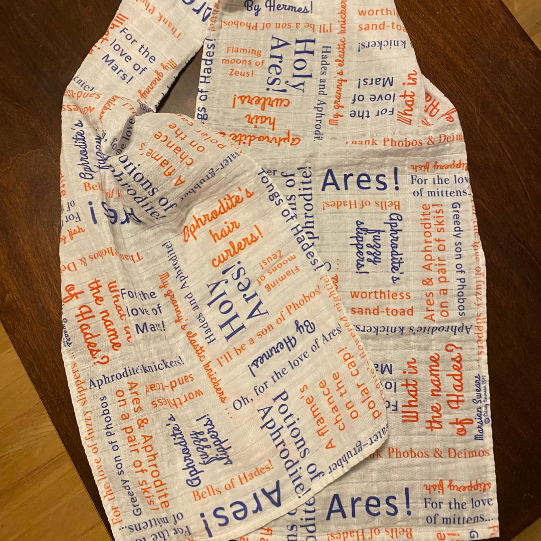Scarf with Saving Mars Sayings