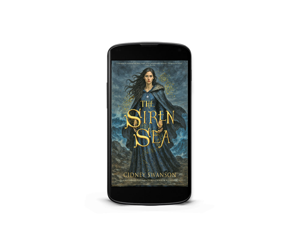 The Siren Sea by Cidney Swanson | lyrical YA fantasy for ages 12–17, part of the Five Kingdoms Chronicles.