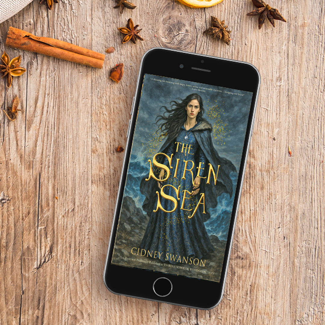The Siren Sea by Cidney Swanson | lyrical YA fantasy for ages 12–17, part of the Five Kingdoms Chronicles.