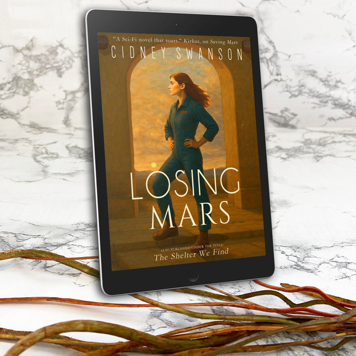 Losing Mars by Cidney Swanson | clean YA sci-fi for ages 10+, part of the Saving Mars series.