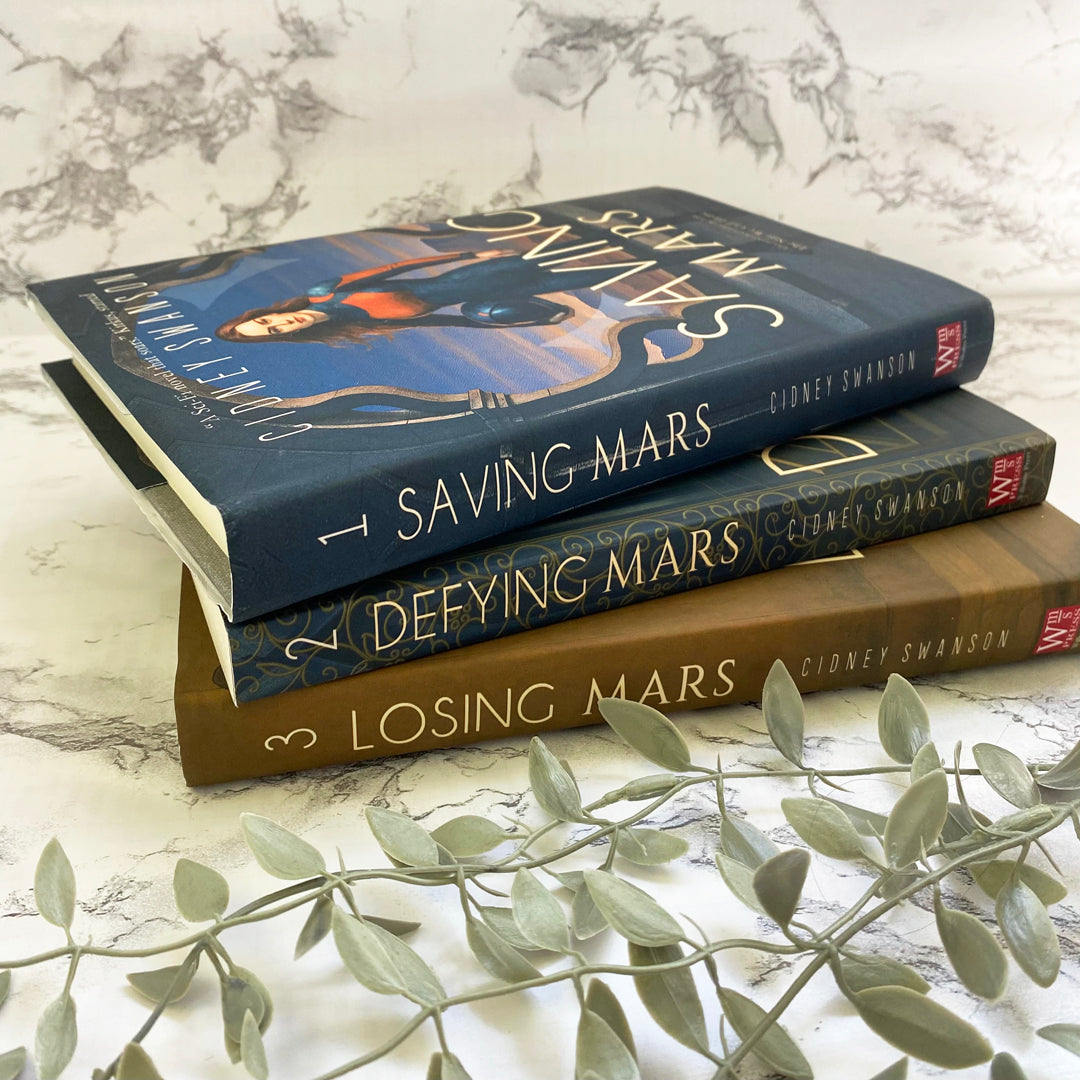 Saving Mars Trilogy (Books 1–3) by Cidney Swanson | clean YA sci-fi for ages 10+, part of the Saving Mars series.