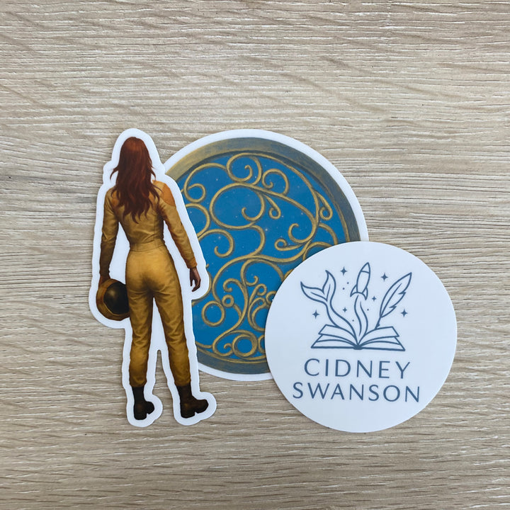 Defying Mars Vinyl Sticker [3-Pack]