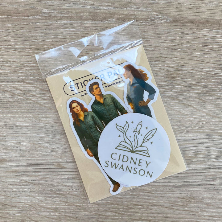 Mars Burning Vinyl Sticker [3-Pack]