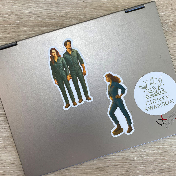 Mars Burning Vinyl Sticker [3-Pack]