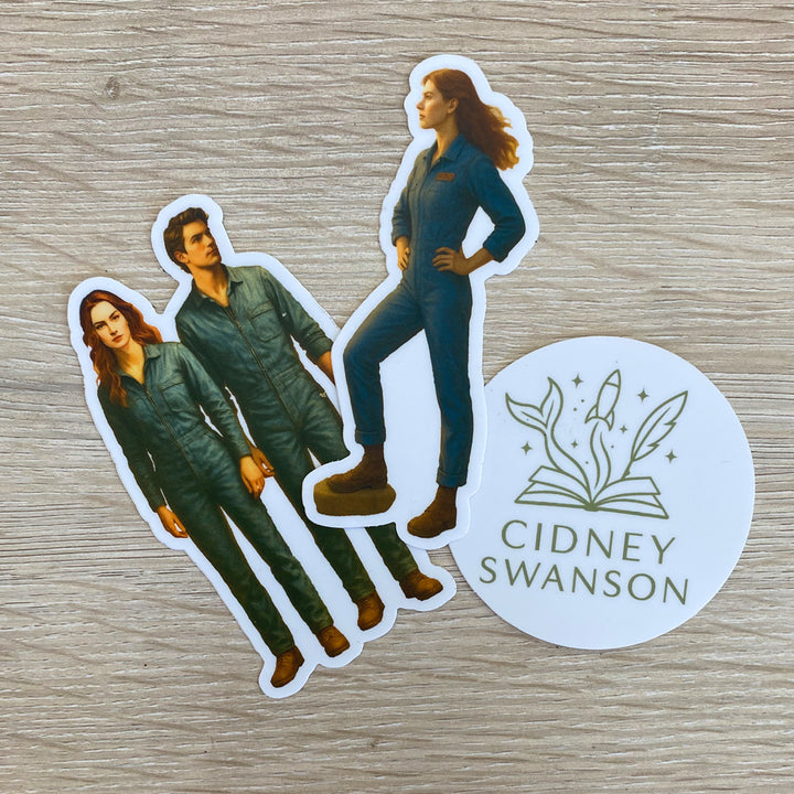 Mars Burning Vinyl Sticker [3-Pack]