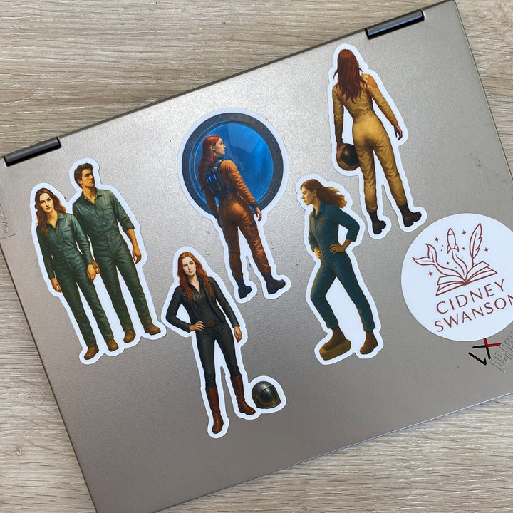 Mars Rising Vinyl Sticker [6-Pack]