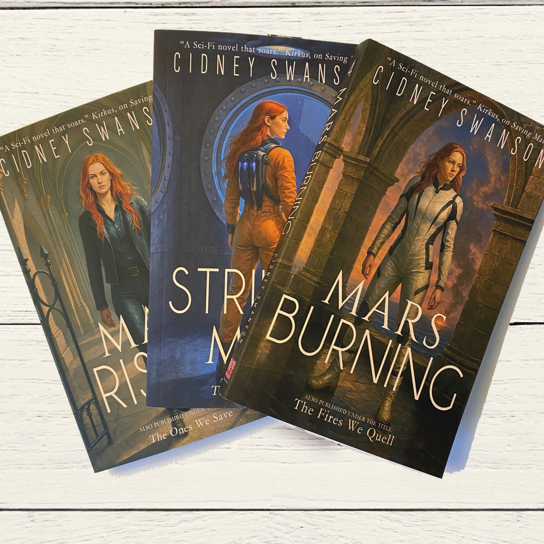 Saving Mars Final Trilogy (Books 4–6) by Cidney Swanson | clean YA sci-fi for ages 10+, part of the Saving Mars series.