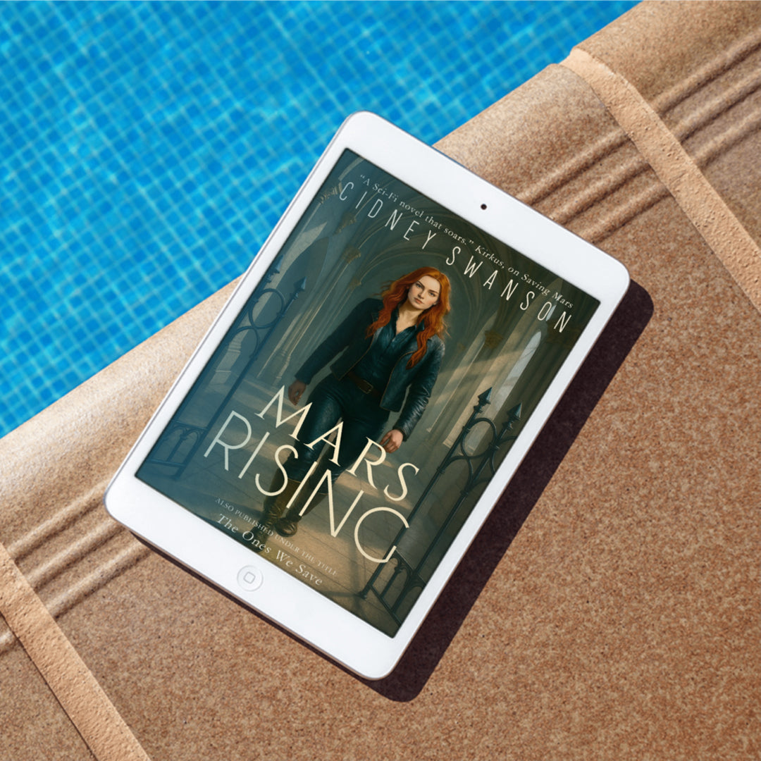 Mars Rising by Cidney Swanson | clean YA sci-fi for ages 10+, part of the Saving Mars series.