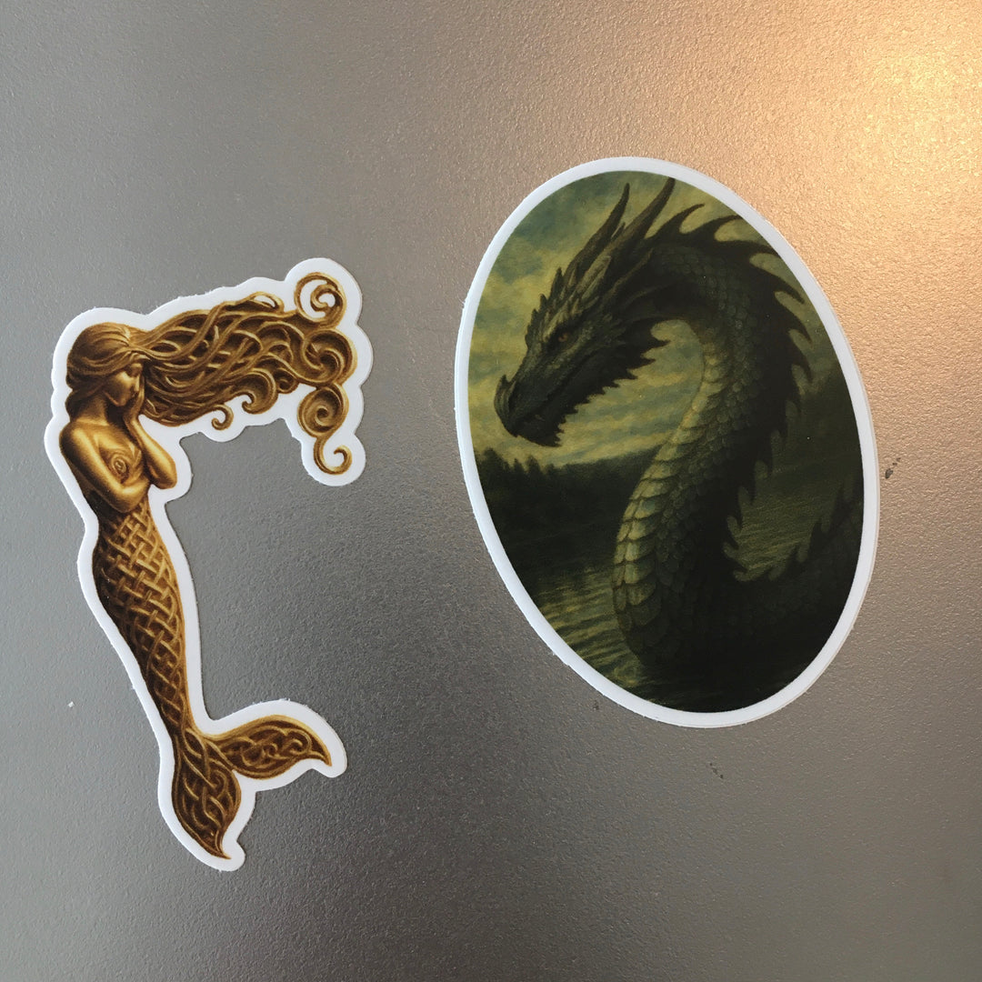 Water Worm Vinyl Sticker [2-Pack]