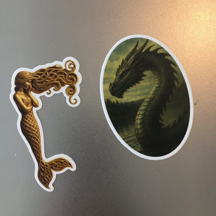 Water Worm Vinyl Sticker [2-Pack]