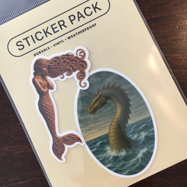 Siren Sea Vinyl Sticker [2-Pack]
