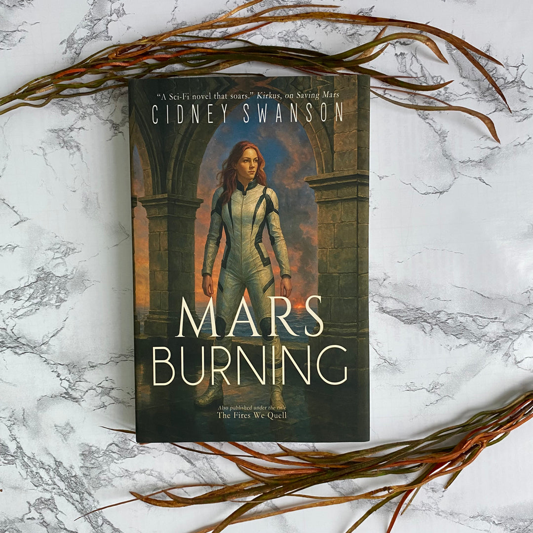 Mars Burning by Cidney Swanson — clean YA sci-fi for ages 10+, fourth in the Saving Mars series.