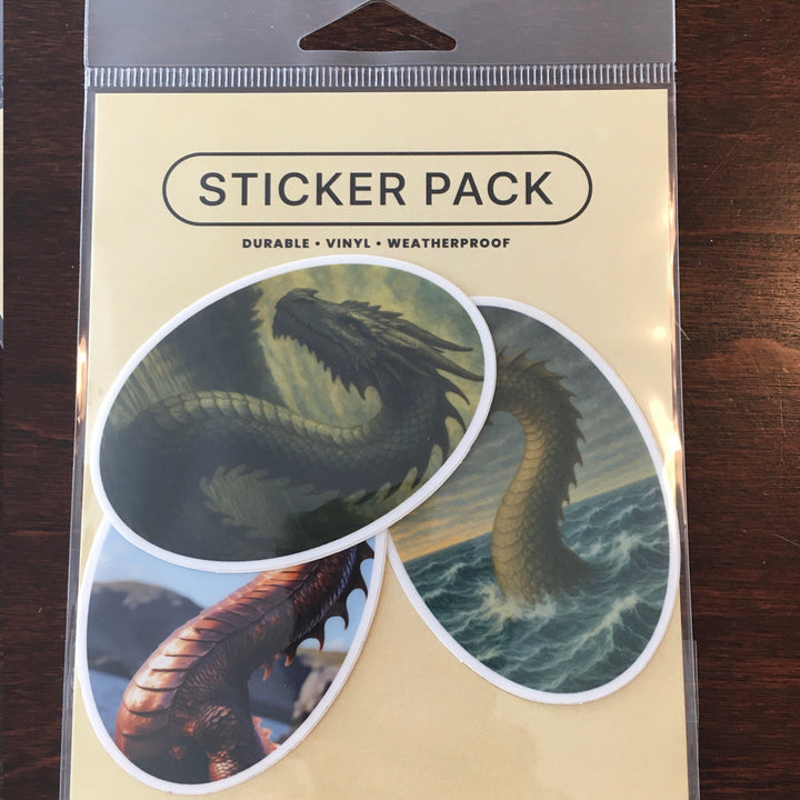 Dragons Vinyl Sticker [3-Pack]