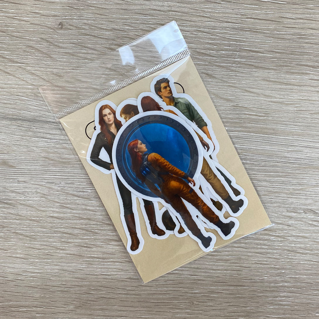 Mars Rising Vinyl Sticker [6-Pack]