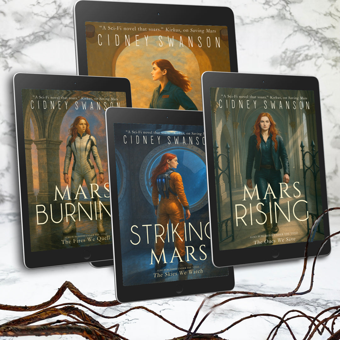 Saving Mars Bundle (Books 3–6) by Cidney Swanson | clean YA sci-fi for ages 10+, part of the Saving Mars series.