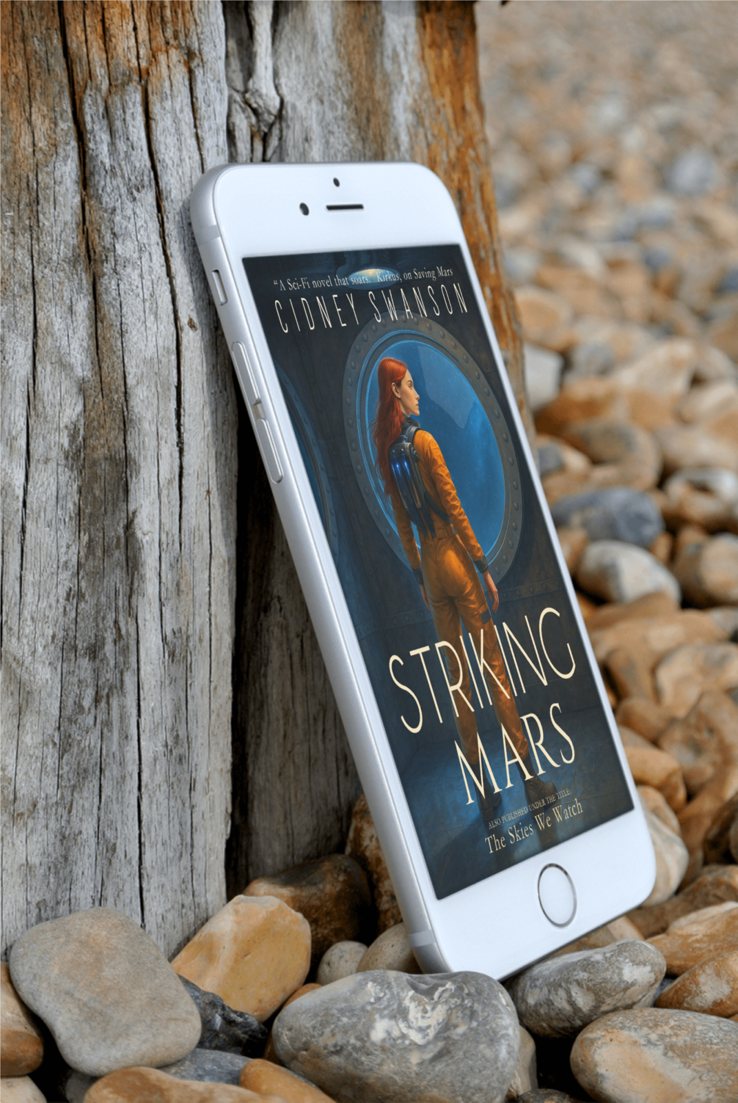 Striking Mars by Cidney Swanson | clean YA sci-fi for ages 10+, part of the Saving Mars series.