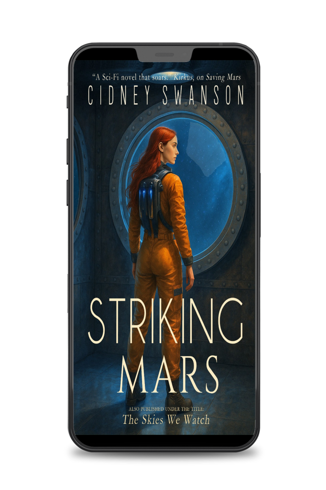 Striking Mars by Cidney Swanson | clean YA sci-fi for ages 10+, part of the Saving Mars series.