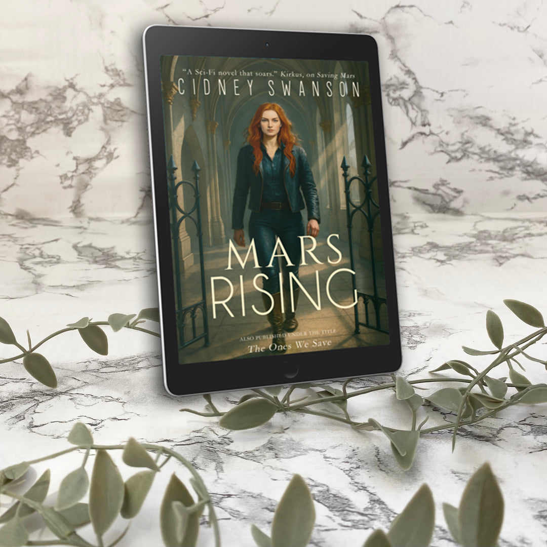 Mars Rising by Cidney Swanson | clean YA sci-fi for ages 10+, part of the Saving Mars series.
