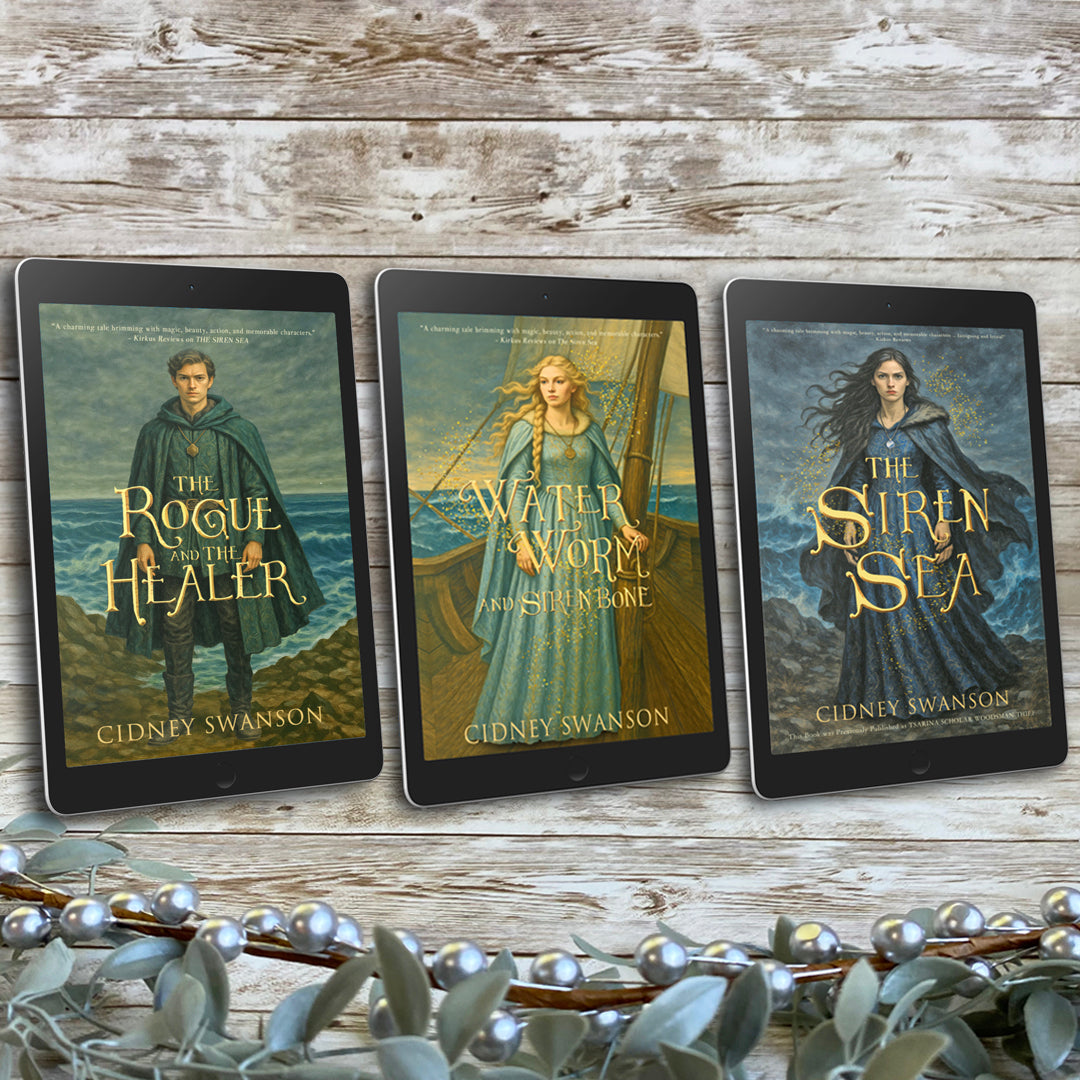 Five Kingdoms Trilogy (Books 1–3) by Cidney Swanson | lyrical YA fantasy for ages 12–17, part of the Five Kingdoms Chronicles.